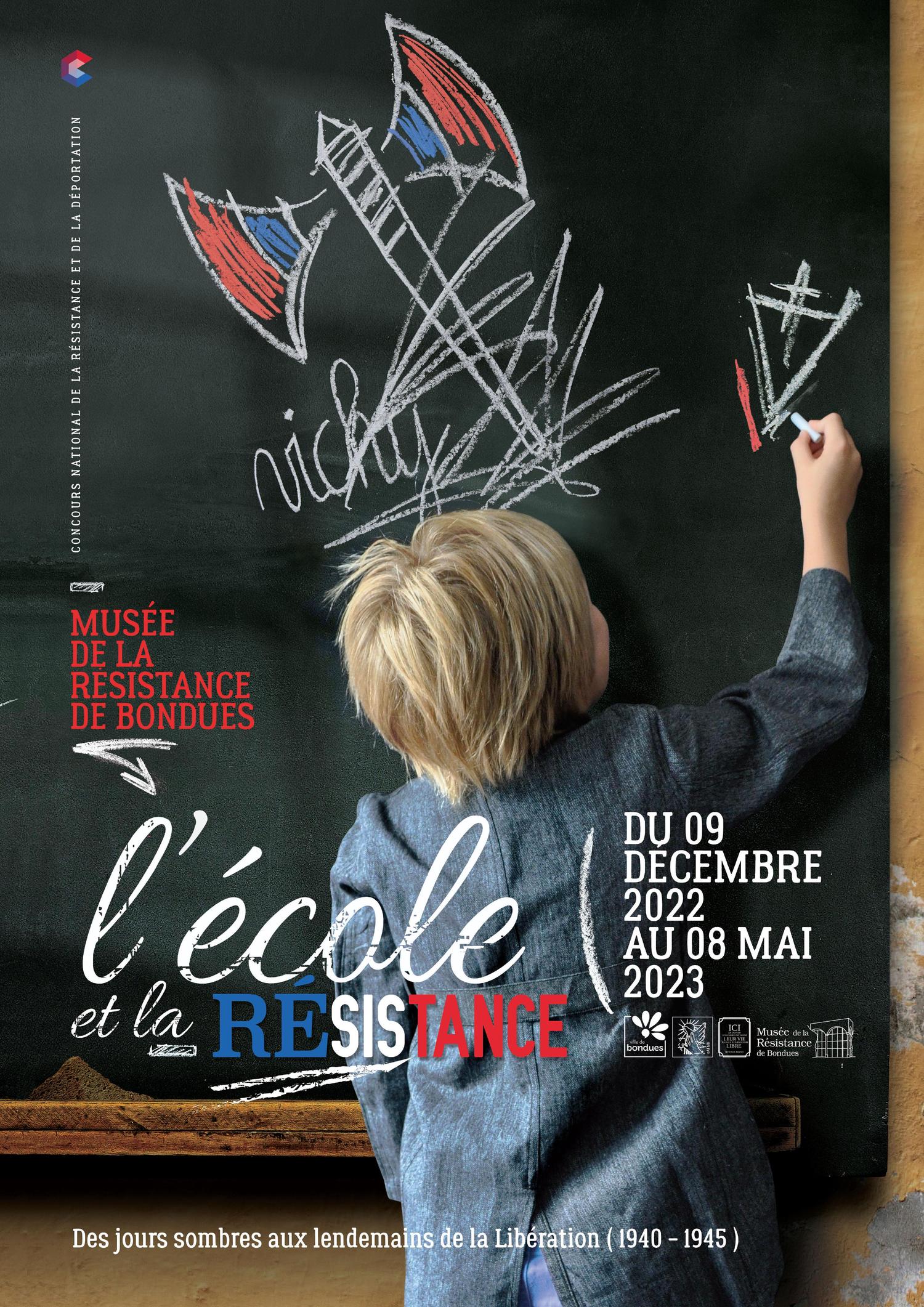 Affiche expo l'Ecole et la Résistance